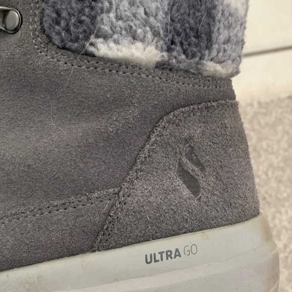 Skechers Black and Gray Winter Boots - Picture 14 of 17